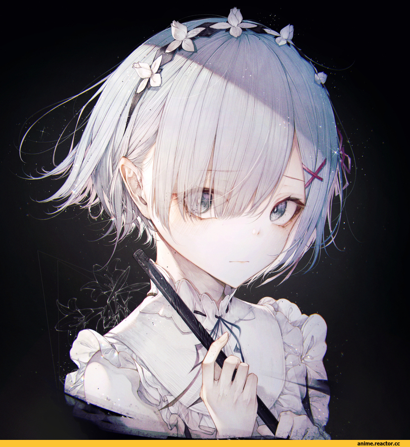 Re Zero Kara Hajimeru Isekai Seikatsu, Rem (re zero), hito komoru, Anime Art, artist, Anime