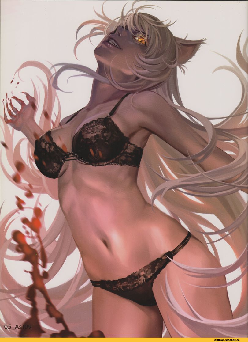 art барышня, красивые картинки, Monogatari (Series), Black Hanekawa, вроде эротика, хайрез, as109, Anime Art, Anime Ero, Anime