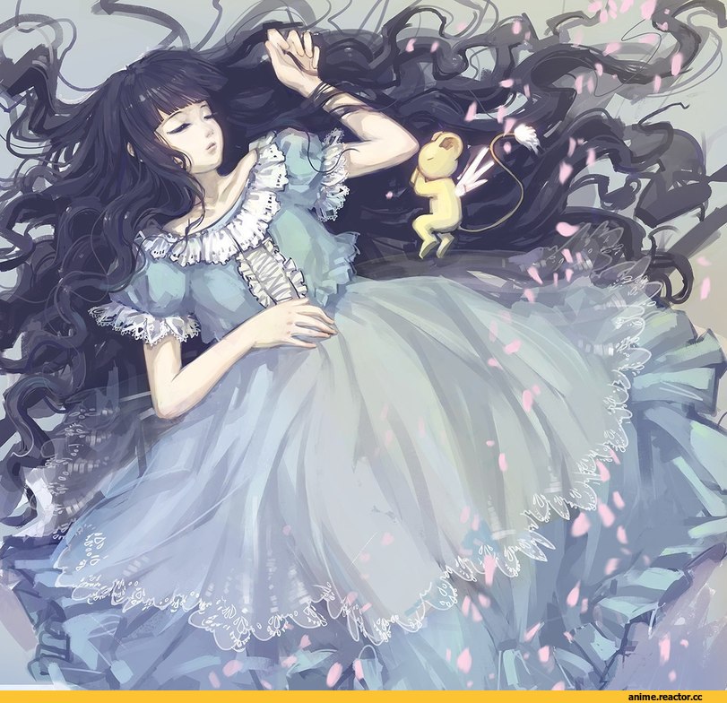 art, красивые картинки, art девушка, card captor sakura, Daidouji Tomoyo, Kerberos, Anime