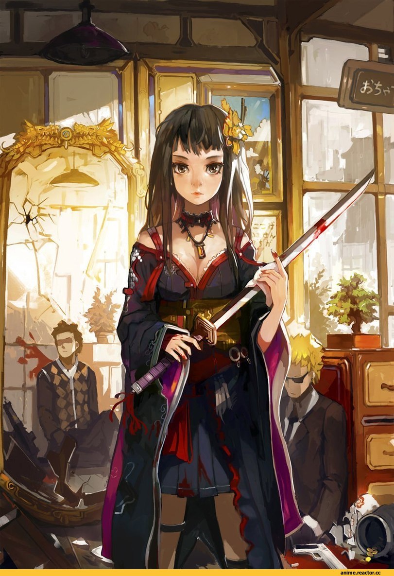 Anime Art, art девушка, красивые картинки, Опасные Няшки, Anime Няши, Anime