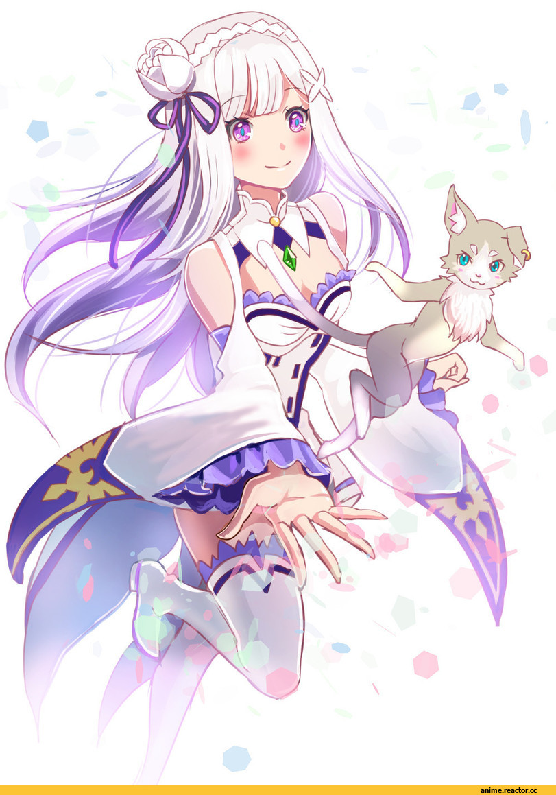 usuda hiro, Emilia (re zero), Re Zero Kara Hajimeru Isekai Seikatsu, Pack (re zero), Anime