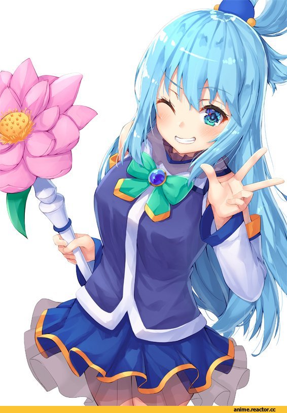 Aqua (KonoSuba), KonoSuba, pensuke, Anime
