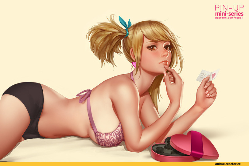 tsuaii, art барышня, красивые картинки, Lucy Heartfilia, Fairy Tail, Anime