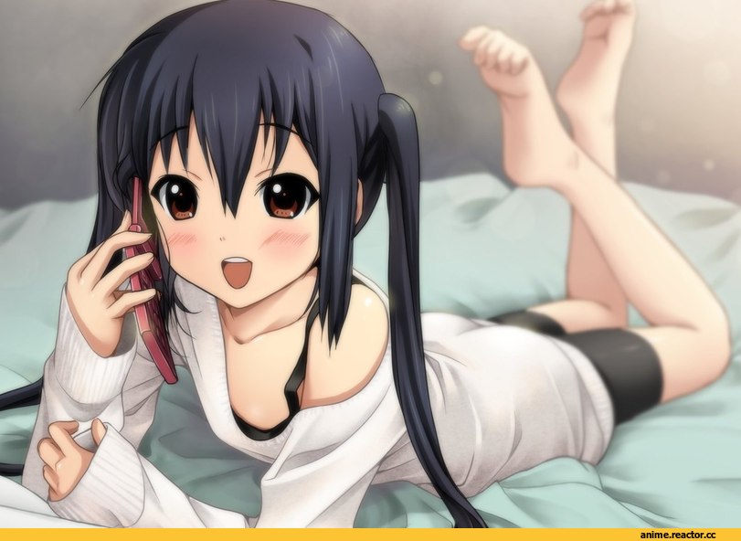 art девушка, красивые картинки, K-ON!, Akiyama Mio, Nakano Azusa, Anime