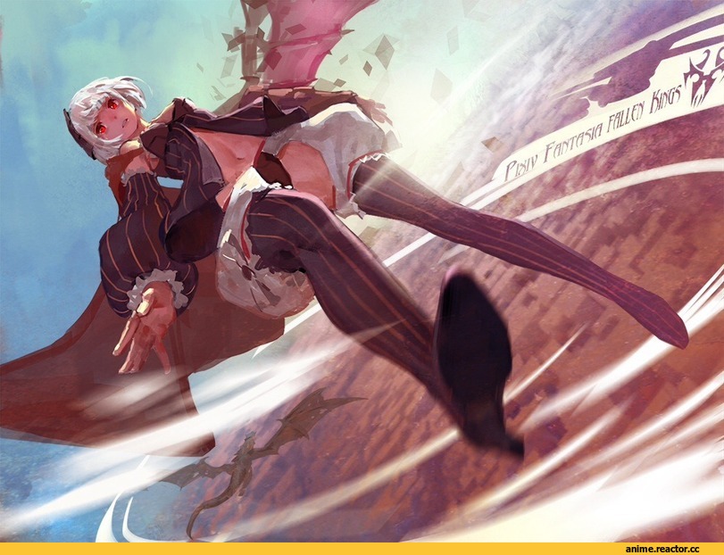 Pixiv Fantasia Fallen Kings, Anime Art, art, красивые картинки, art барышня, wings, Anime Original, bloomers (gym shorts), Anime