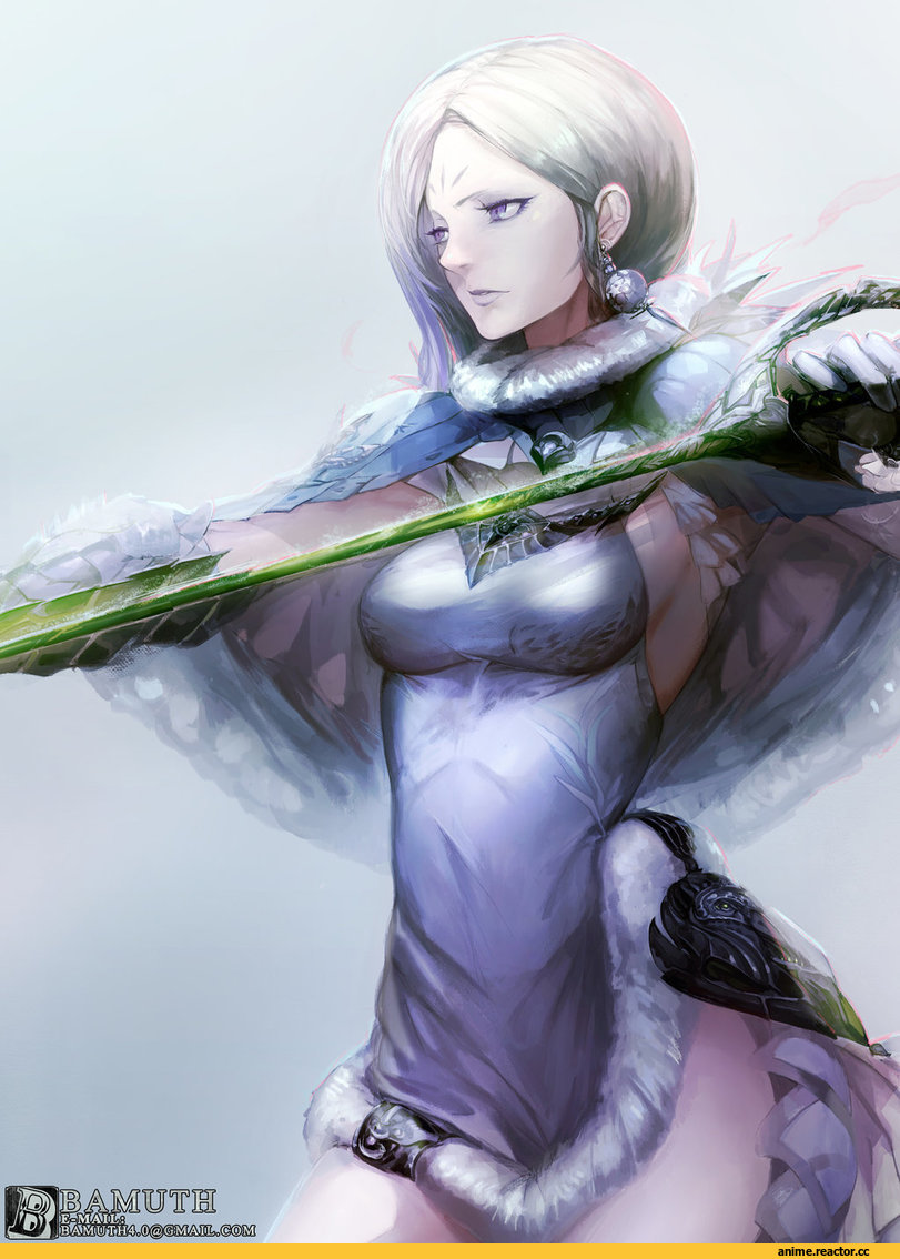 красивые картинки, арт барышня, Bamuth, Anime Art, Anime