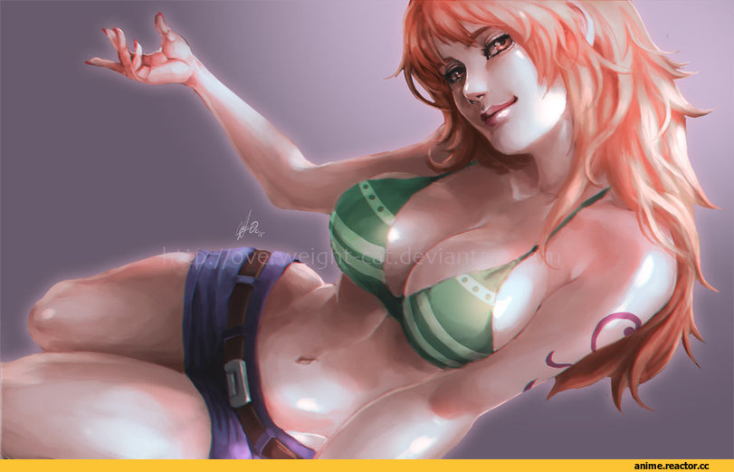 арт барышня, красивые картинки, Nami (One Piece), One Piece, Anime