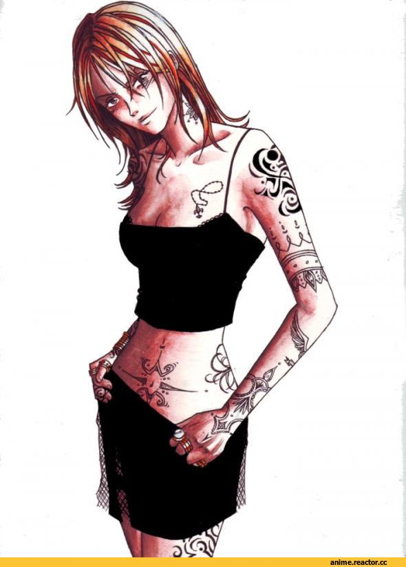 art барышня, красивые картинки, Anime Art, One Piece, Nami (One Piece), Anime
