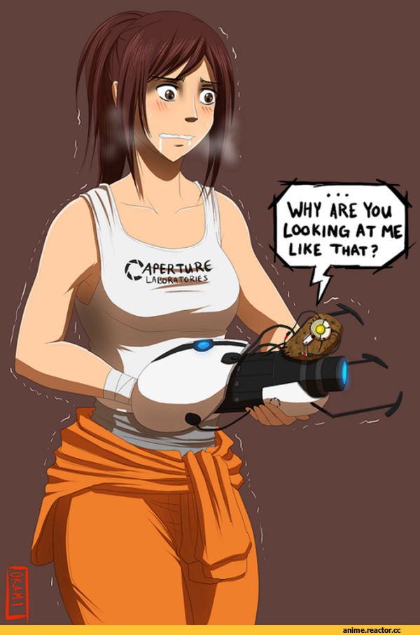 Атака титанов, Игры, Portal, art, красивые картинки, art барышня, картошка, саша, Anime
