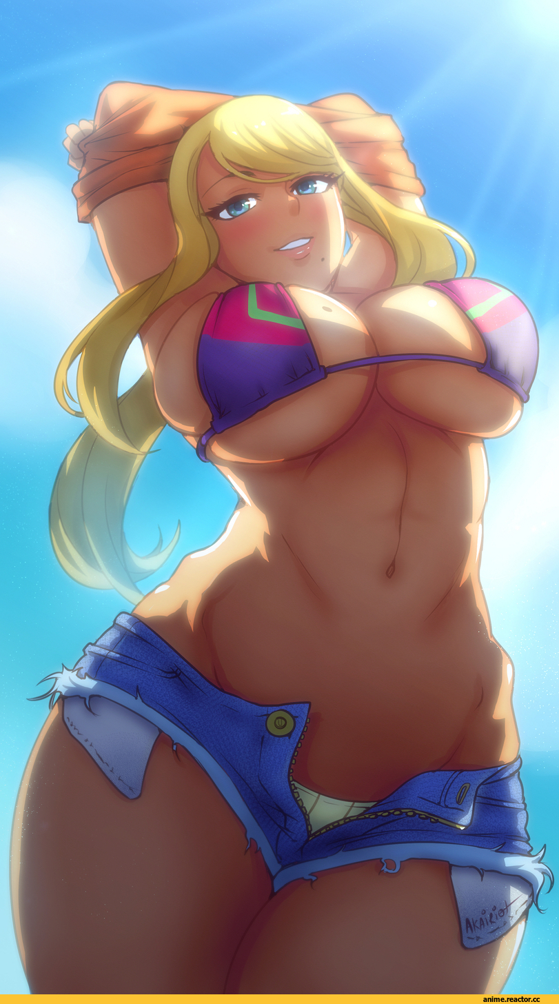 арт барышня, красивые картинки, Samus Aran, Metroid, Игры, Akairiot, Anime Art, удалённое, Anime