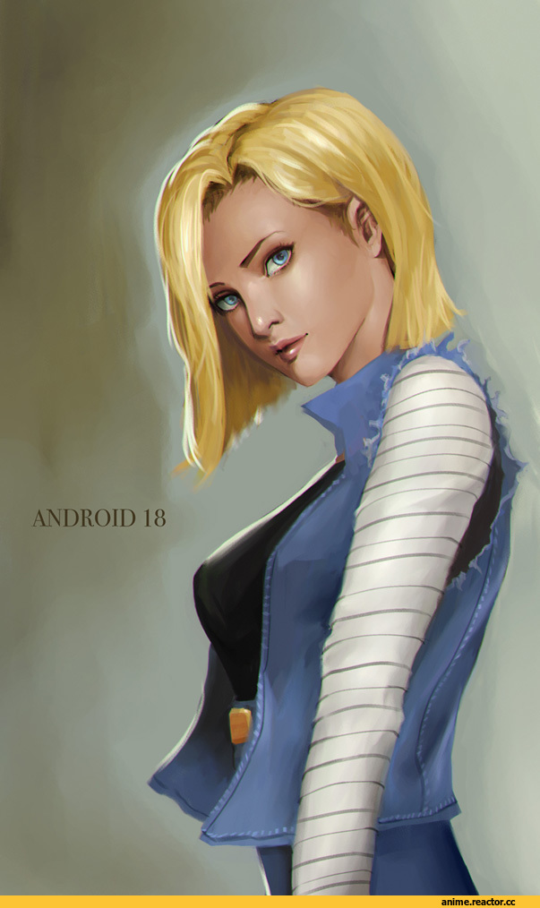 Android 18, art барышня, красивые картинки, Dragon Ball, Phamoz, Anime