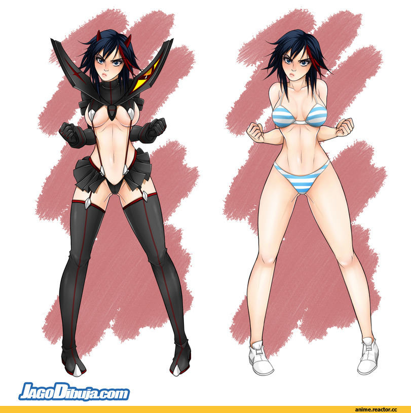JaGo, Комиксы, JaGoArt, Matoi Ryuuko, Kill la Kill, Senketsu, арт барышня, красивые картинки, Anime