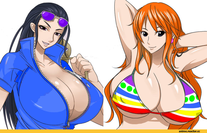 Anime Ero, One Piece, Nami (One Piece), Anime Ero Swim, Nico Robin, арт барышня, красивые картинки, Anime Ero Kyonyuu, Anime Ero Oppai, Anime