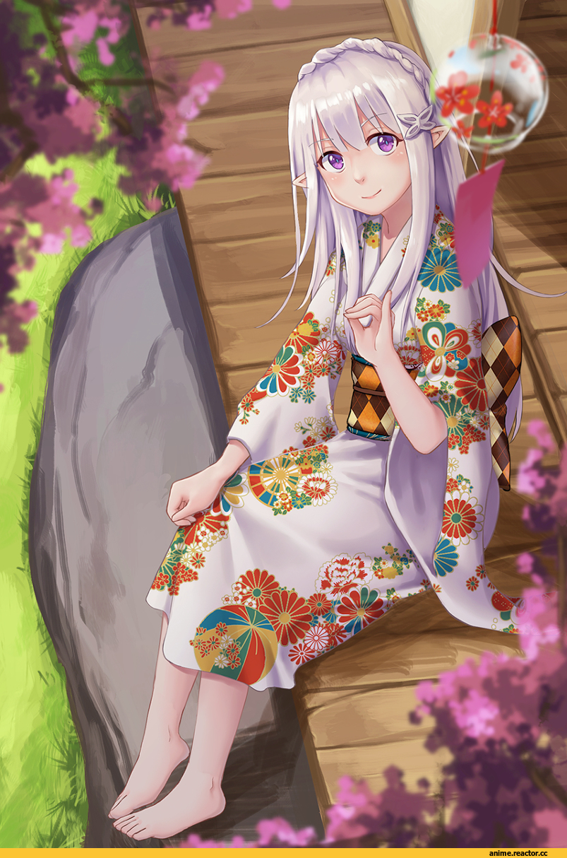 Re Zero Kara Hajimeru Isekai Seikatsu, Emilia (re zero), leikangmin, Anime