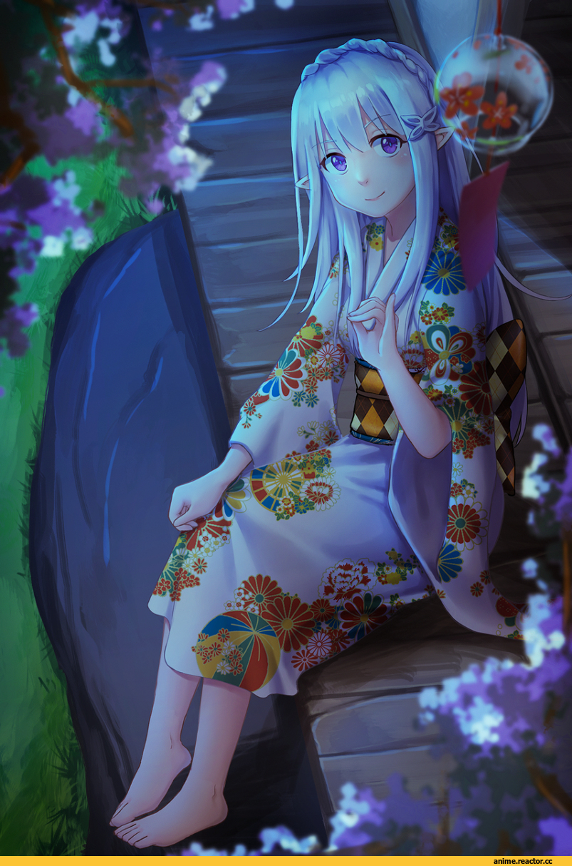 Re Zero Kara Hajimeru Isekai Seikatsu, Emilia (re zero), leikangmin, Anime