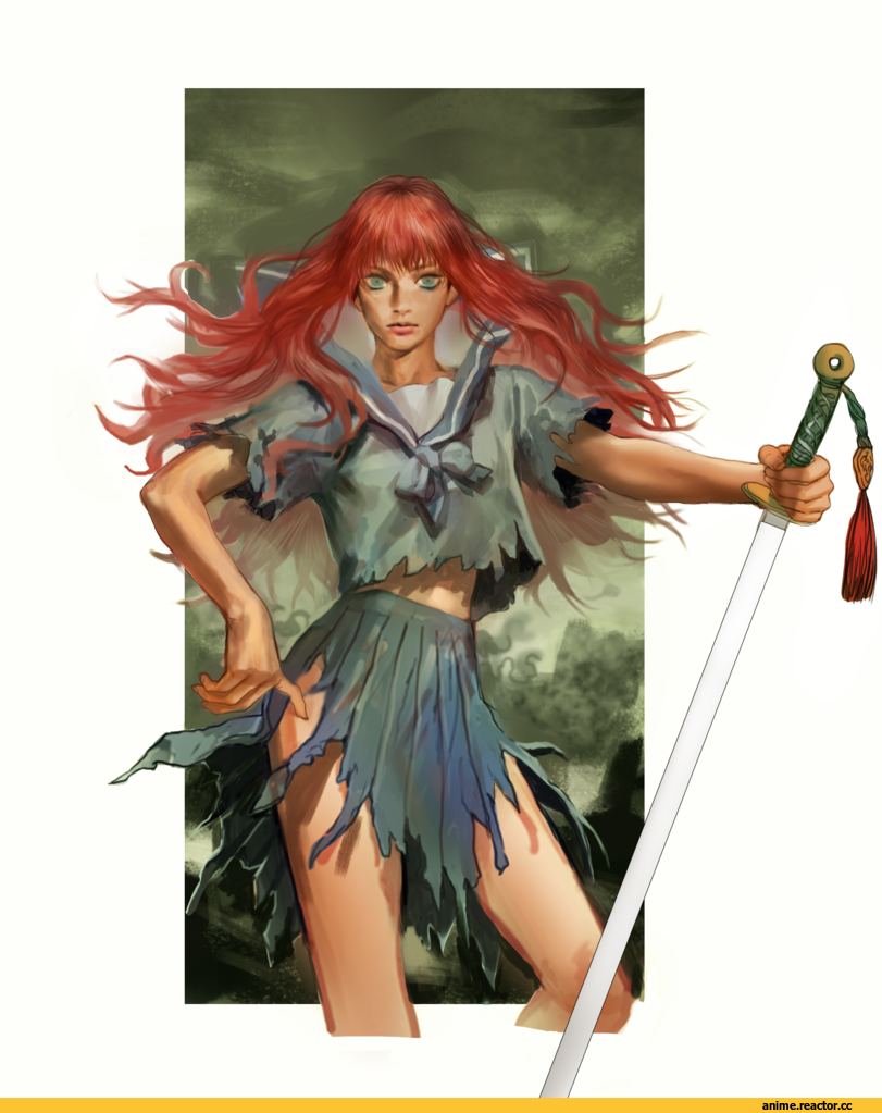 Yoko nakajima, the Twelve Kingdoms, Dixon, арт барышня, красивые картинки, Anime