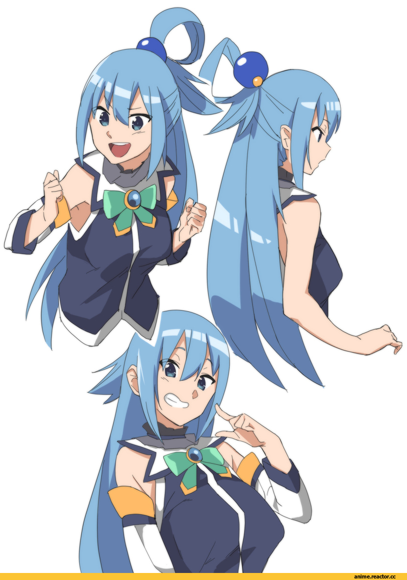 Aqua (KonoSuba), KonoSuba, muchi maro, Anime