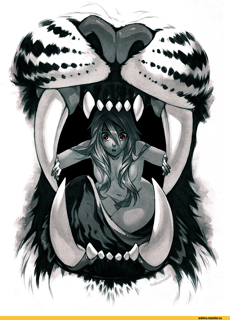 Nakanoart, Anime Art, Anime Ero, арт барышня, красивые картинки, Monochrome (Anime), Anime