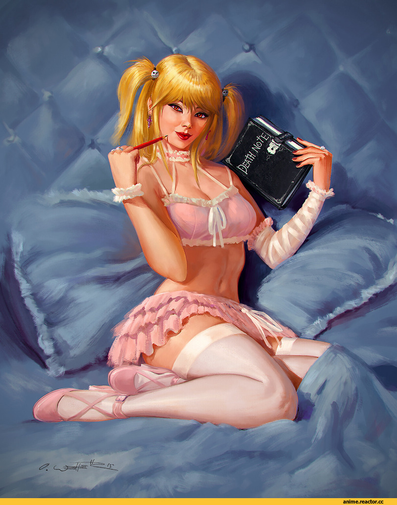 fantasio, Misa Amane, Тетрадь смерти, art барышня, красивые картинки, Anime
