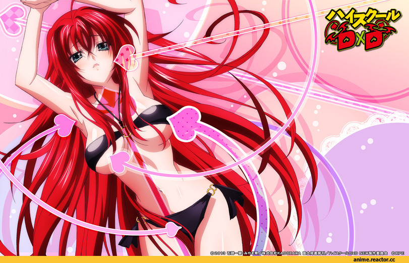 RuRanobe, dxd, art девушка, красивые картинки, Anime Ero, Rias Gremory, Anime