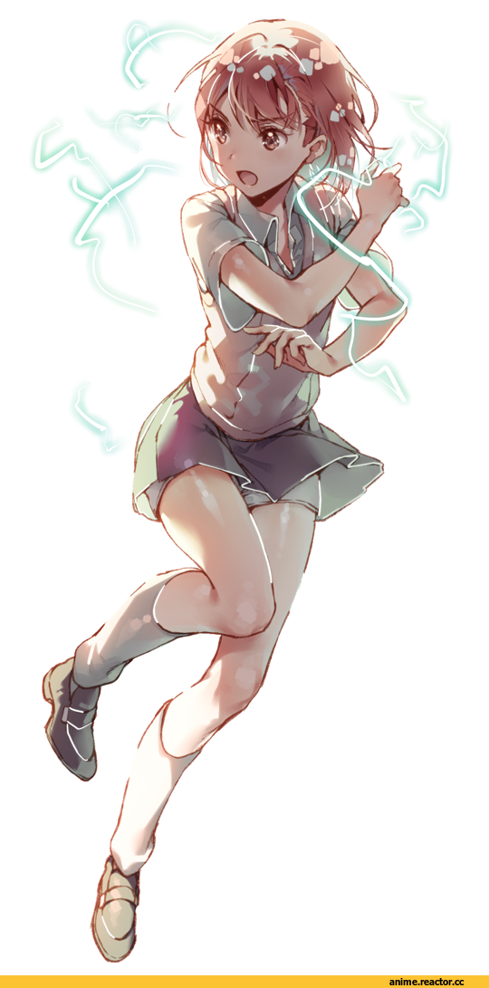 Anime Art, Misaka Mikoto, ToAru, art барышня, красивые картинки, Anime
