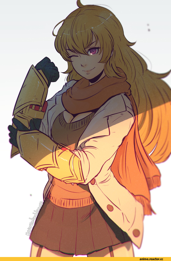красивые картинки, Koyorin, арт барышня, Yang Xiao Long, RWBY, Anime