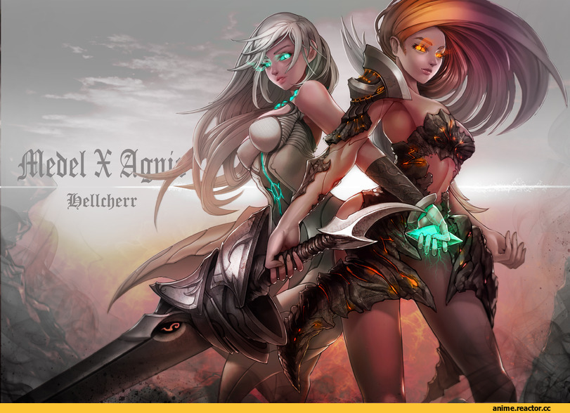 hellcherr, Anime Art, art девушка, красивые картинки, Fantasy, art, Anime
