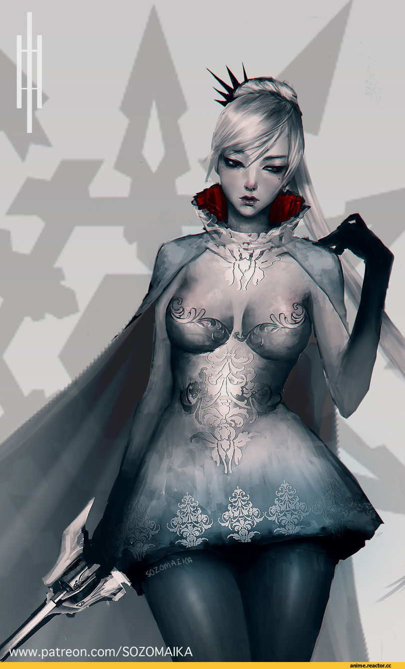 арт барышня, красивые картинки, RWBY, Weiss Schnee, Anime