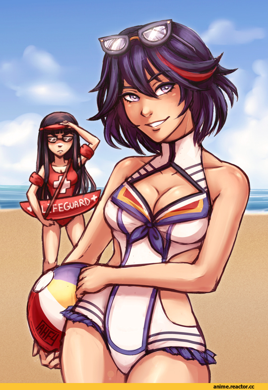 IAHFY, artist, Matoi Ryuuko, Kiryuuin Satsuki, Kill la Kill, арт барышня, красивые картинки, Anime