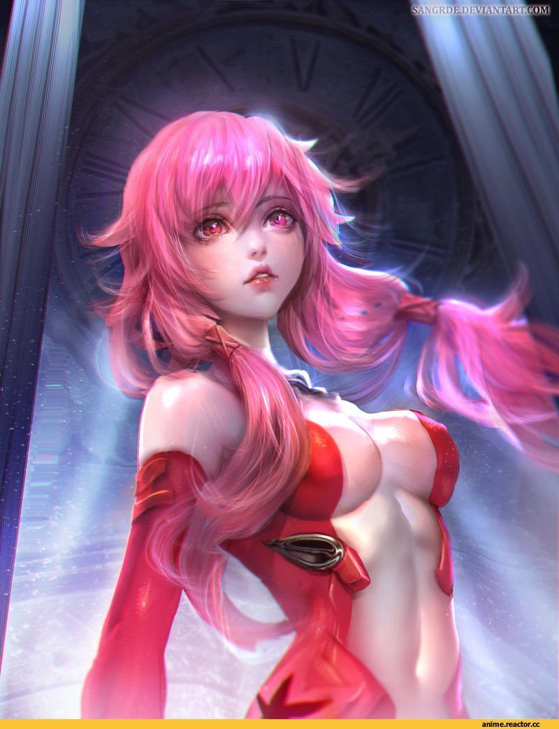 art девушка, красивые картинки, Sangrde, Inori Yuzuriha, Guilty Crown, Anime Art, Anime