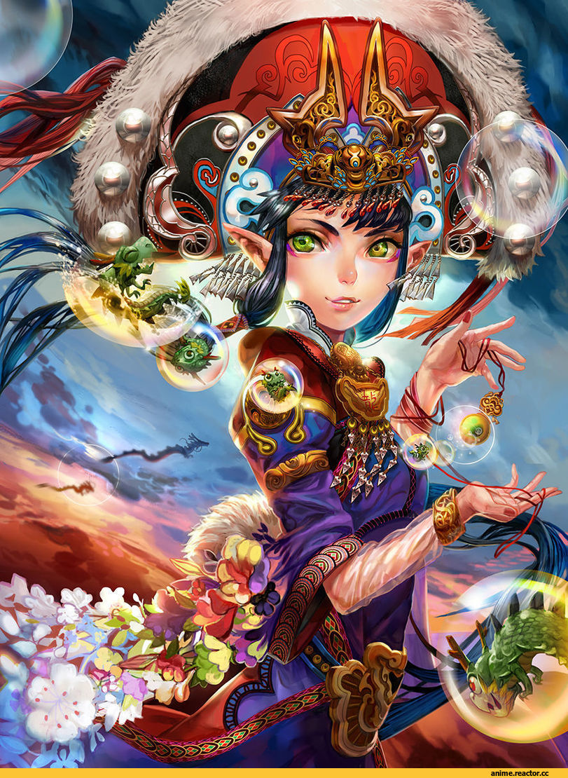 красивые картинки, Bcny (Taiwan), Archean, арт барышня, арт, Anime