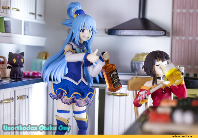 Aqua (KonoSuba), KonoSuba, Megumin, Anime Фигурка, Anime