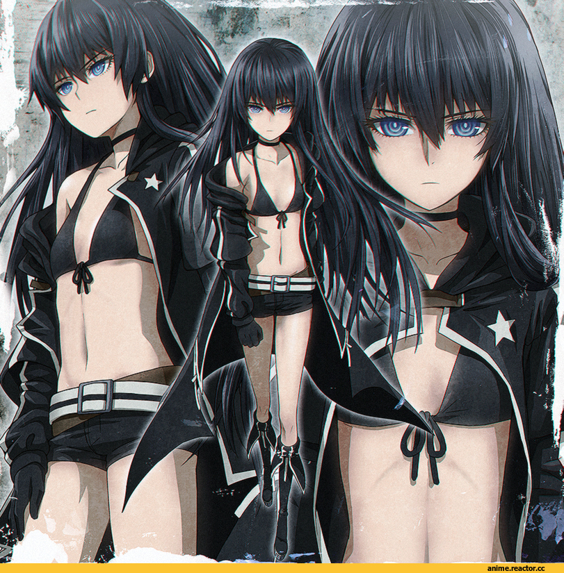 Black★Rock Shooter, Vocaloid, art барышня, красивые картинки, Anime