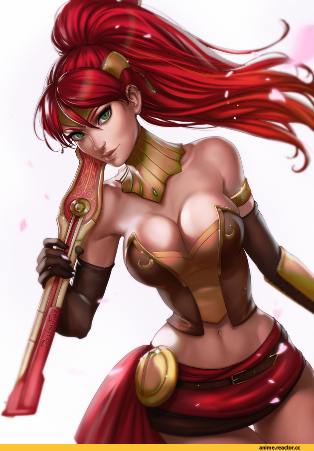 Pyrrha Nikos, RWBY, art барышня, красивые картинки, Dandon fuga, artist, удалённое, Anime
