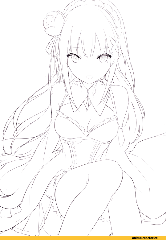 anime gif, Lp (Hamasa00), Anime Art, Emilia (re zero), Re Zero Kara Hajimeru Isekai Seikatsu, Anime