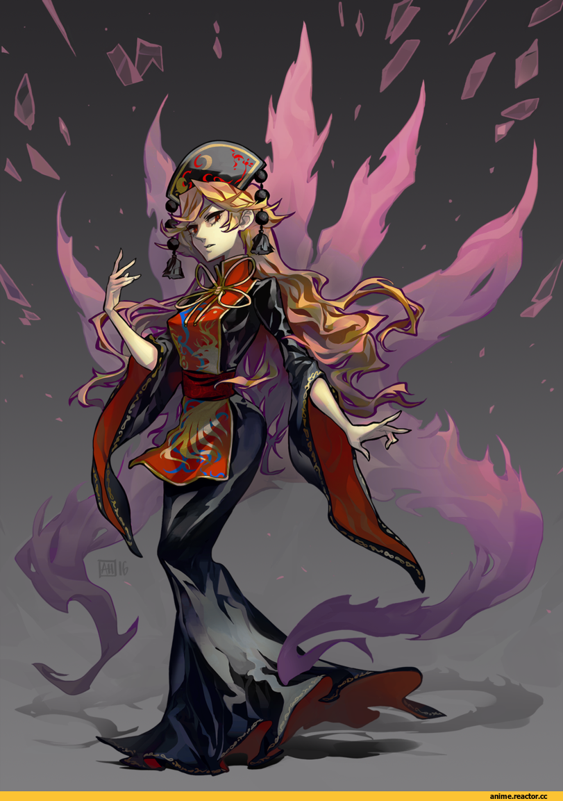 art девушка, красивые картинки, Junko (Touhou), Touhou Project, Anime
