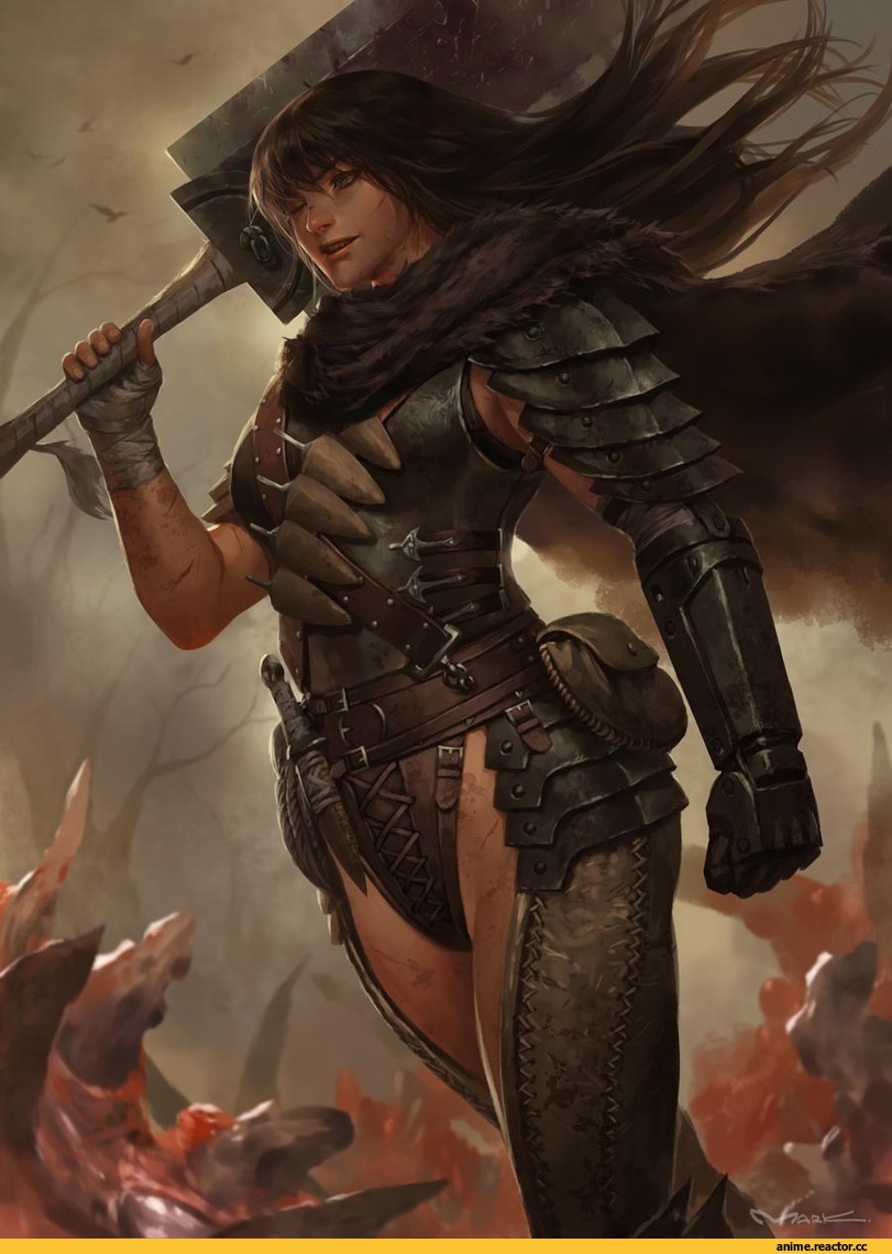 kamiyamark, art, красивые картинки, art барышня, Berserk, r63, Anime