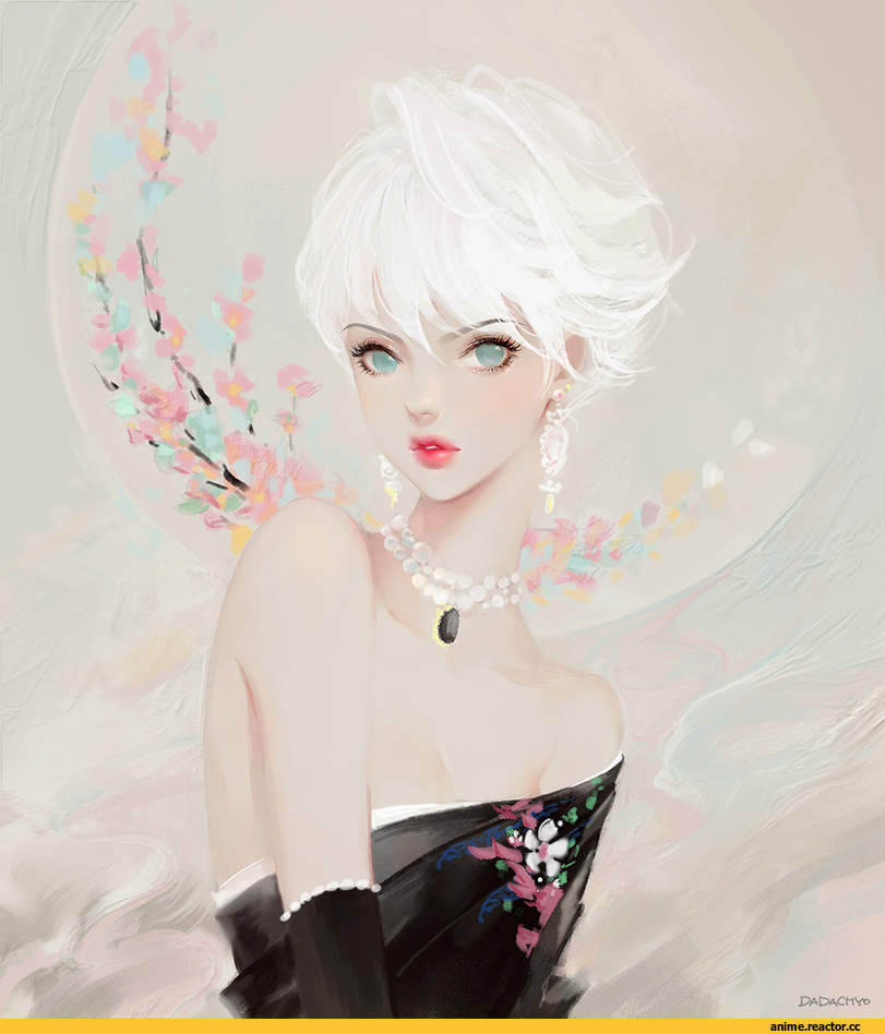 арт девушка, красивые картинки, Dadachyo, Anime Art, Anime