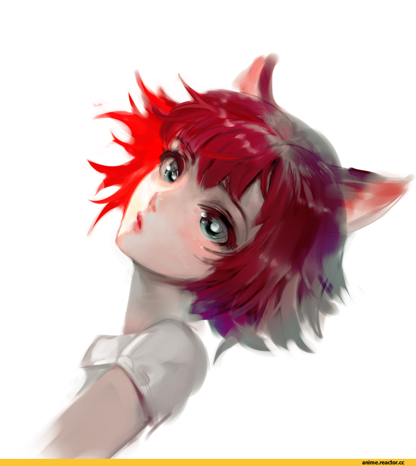 Anime Art, Anime Original, nekomimi, Animal Ears, арт барышня, красивые картинки, разное, нарисовал сам, сделал сам, удалённое, Anime, CG Art, #Арт-клуб, няша