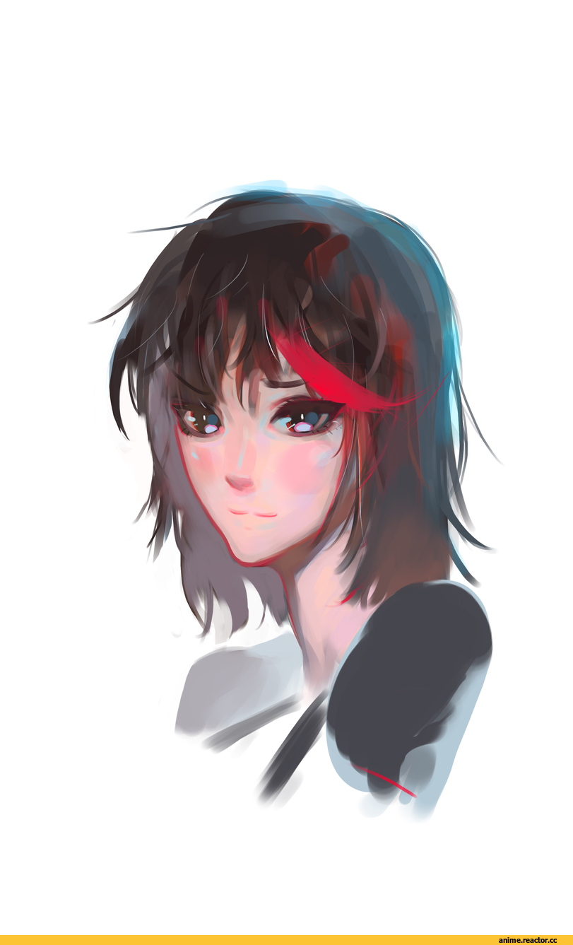 Anime Art, art барышня, красивые картинки, #Арт-клуб, Kill la Kill, Ryuuko Matoi, сделал сам, нарисовал сам, VALVe_man, Anime