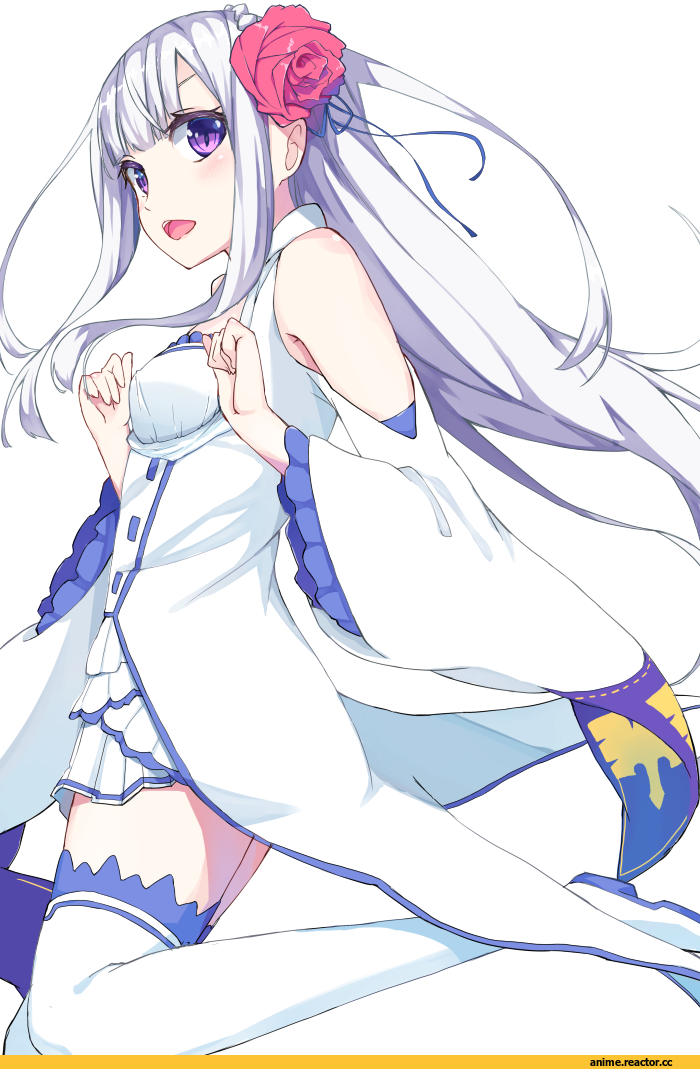 Re Zero Kara Hajimeru Isekai Seikatsu, Emilia (re zero), ginsake, Anime