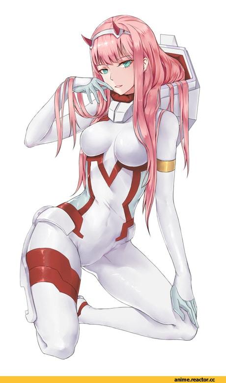 Zero Two (Darling in the Franxx), Darling In The Franxx, art девушка, art, Anime