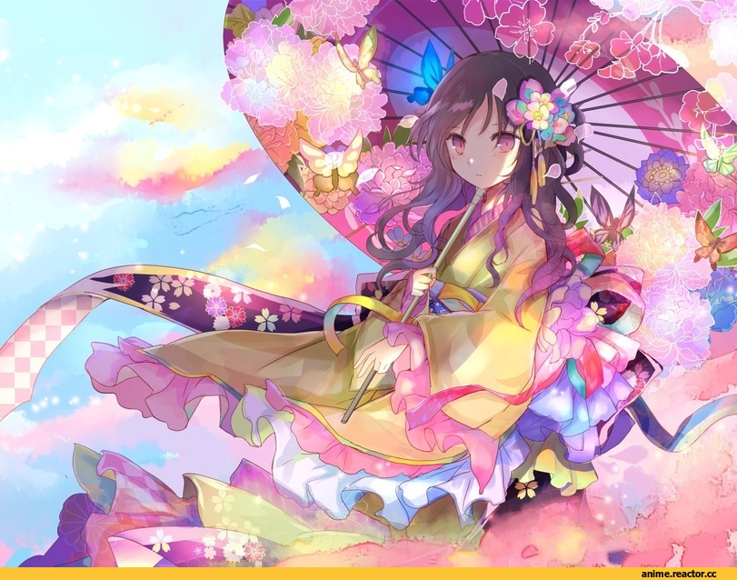 арт девушка, art, kazu (muchuukai), AO, Anime Art, красивые картинки, Anime