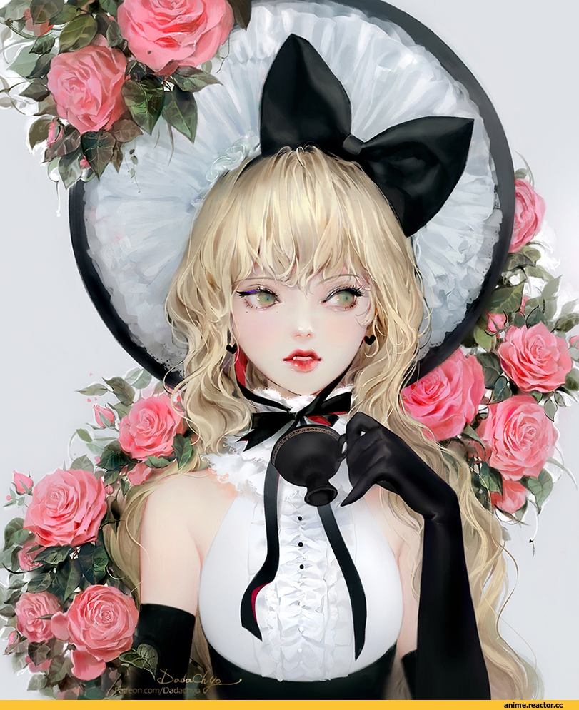 арт барышня, art, Dadachyo, Anime Art, Anime