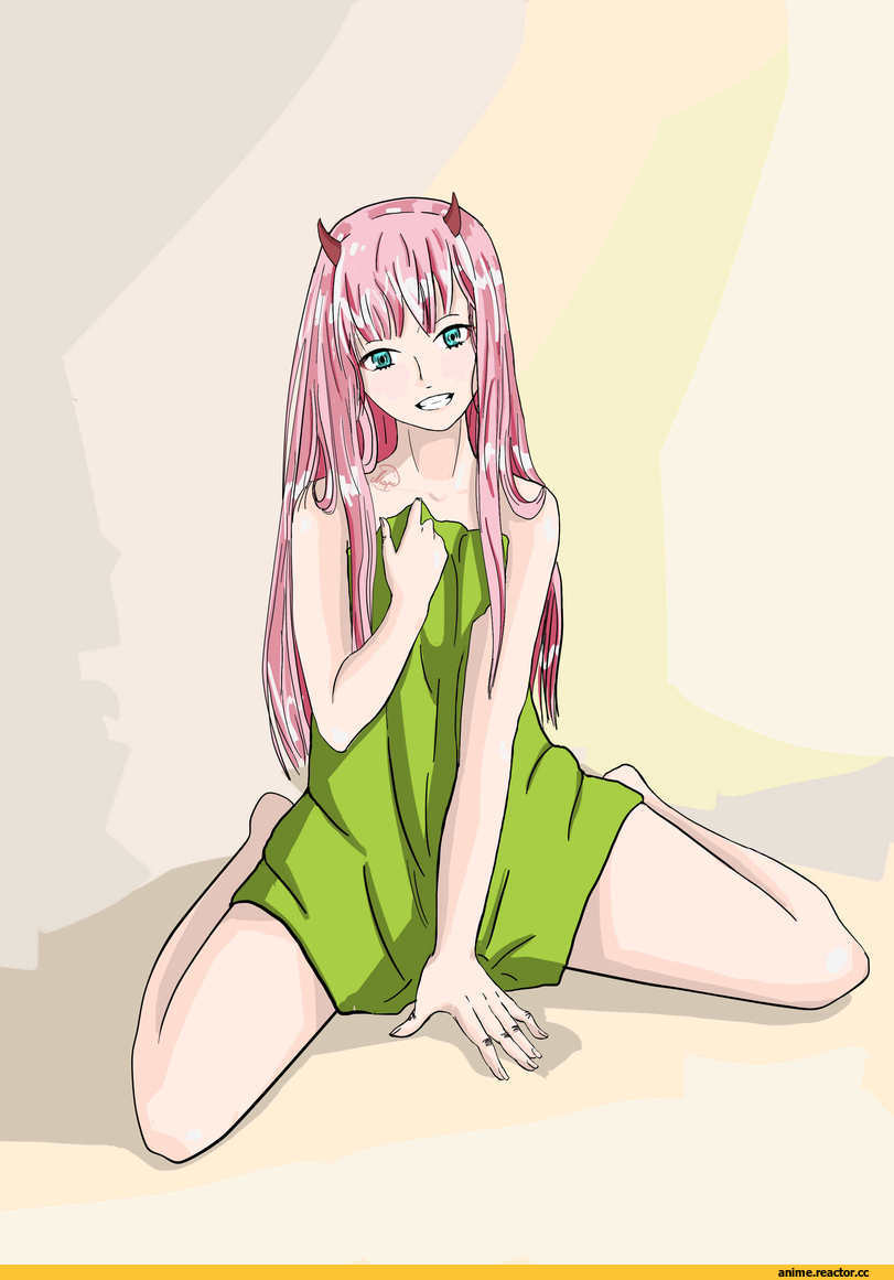 Zero Two (Darling in the Franxx), Darling In The Franxx, art, art девушка, Anime