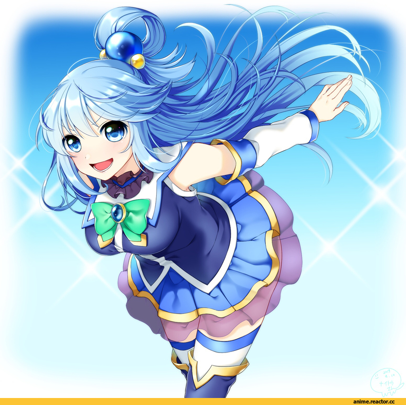 Aqua (KonoSuba), KonoSuba, amaoto sanba, Anime