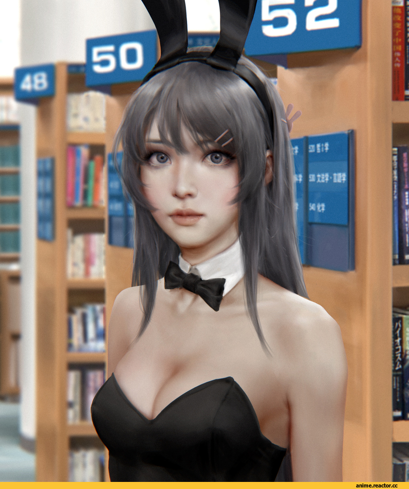 Sakurajima Mai, Azusagawa Sakuta, Animal Ears, Bunnysuit, Anime Art, арт барышня, lesliethegoat, Anime Ero Cosplay, Anime Cosplay, удалённое, Anime, Seishun Buta Yarou, art