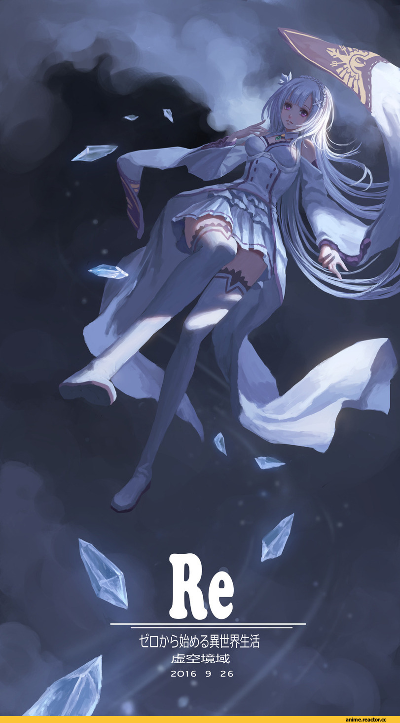 Emilia (re zero), Re Zero Kara Hajimeru Isekai Seikatsu, xukong, Anime Art, Anime