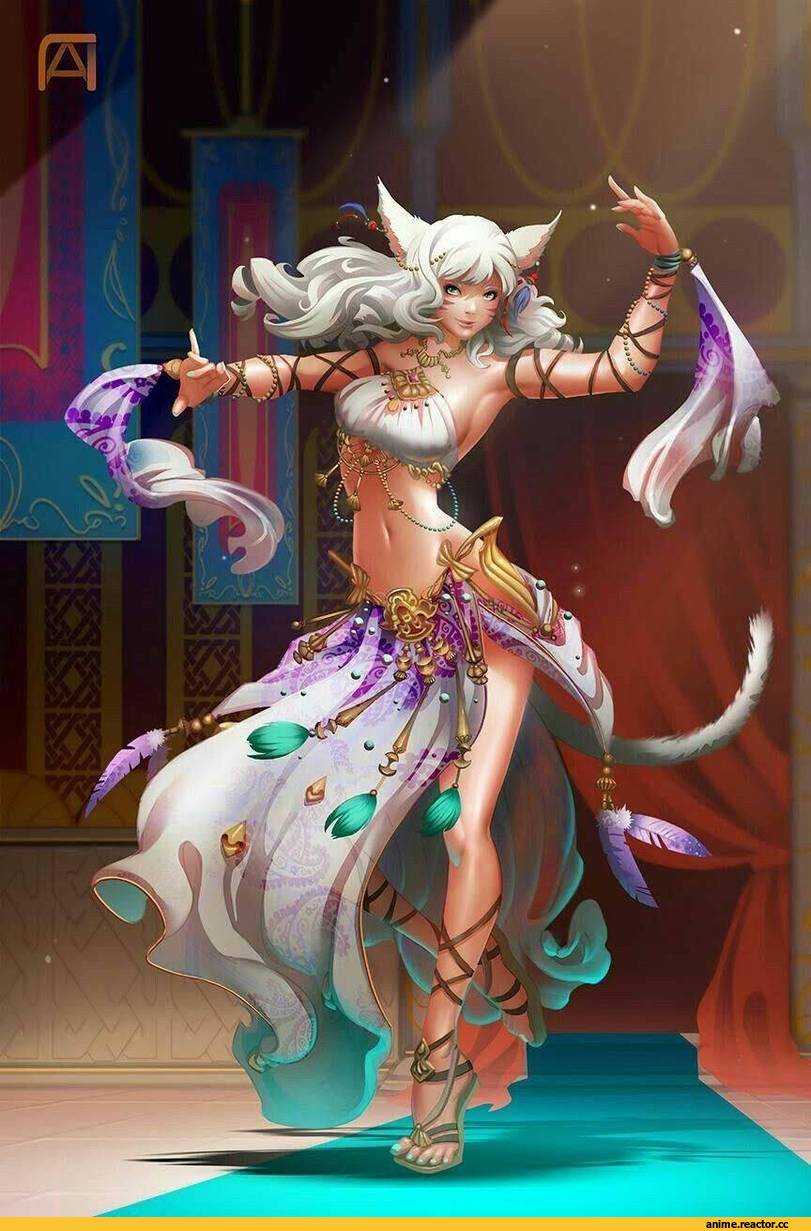 красивые картинки, art, Fantasy, Monster Girls, Pechan, artist, арт барышня, Anime
