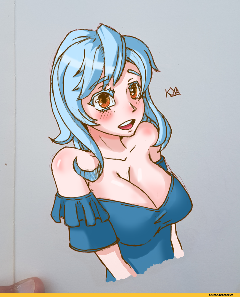 нарисовал сам, Anime Art, арт девушка, art, порисульки, Anime